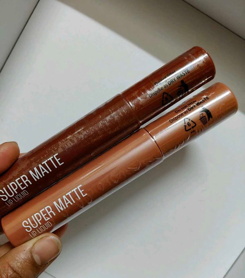 2 Sealed Matte Lipsticks