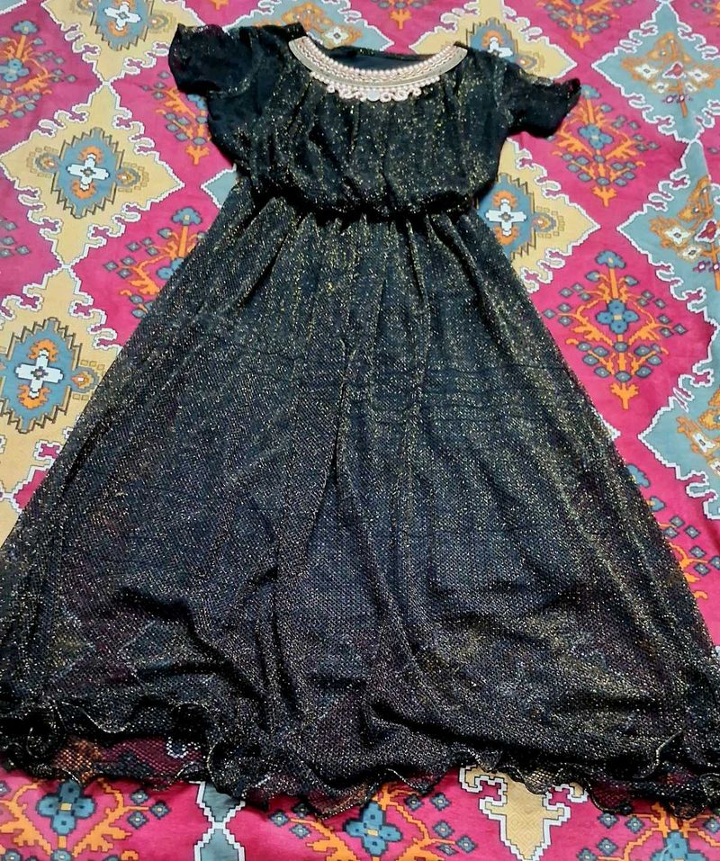 Black Indo Western Dress