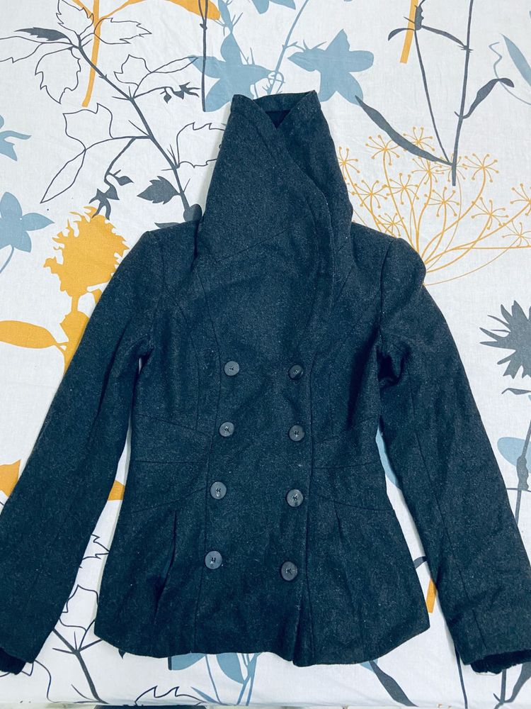 Elegant Wool Blend Coat For Kids