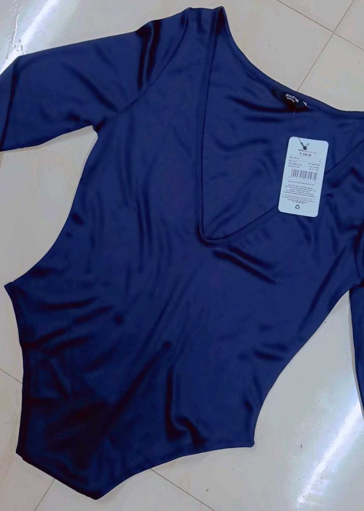 Navy Blue Bodysuit - New with Tag