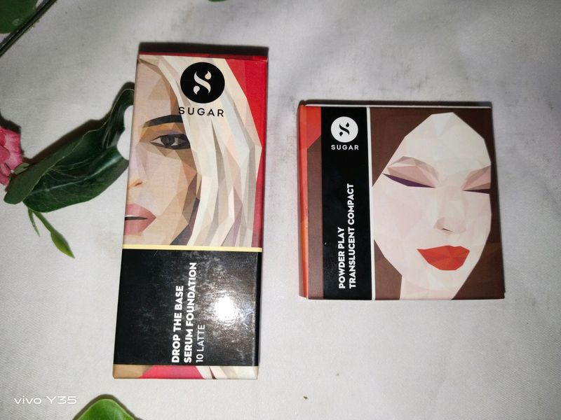 Sugar C Serum Foundation- Translucent Compact