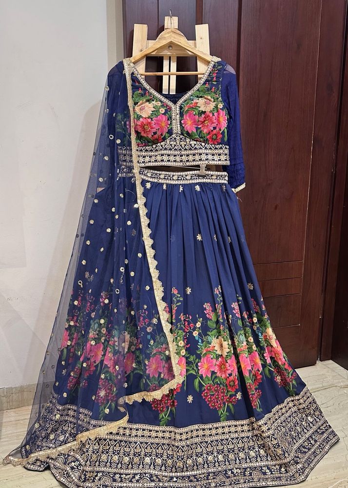 Pretty Embroidered Floral Lehenga Choli