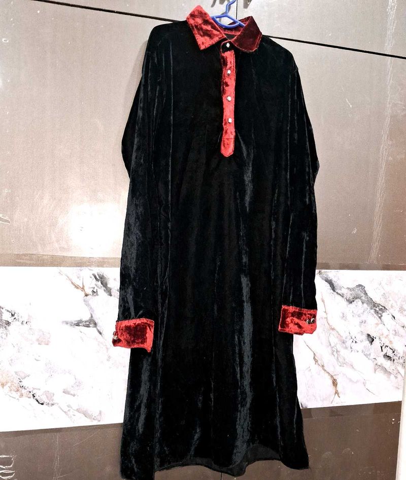 Velvet Kurta For Men