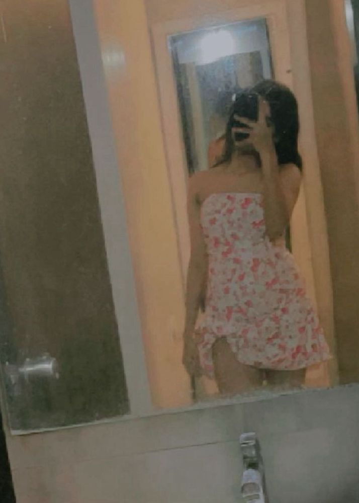 Floral Tube Mini Dress