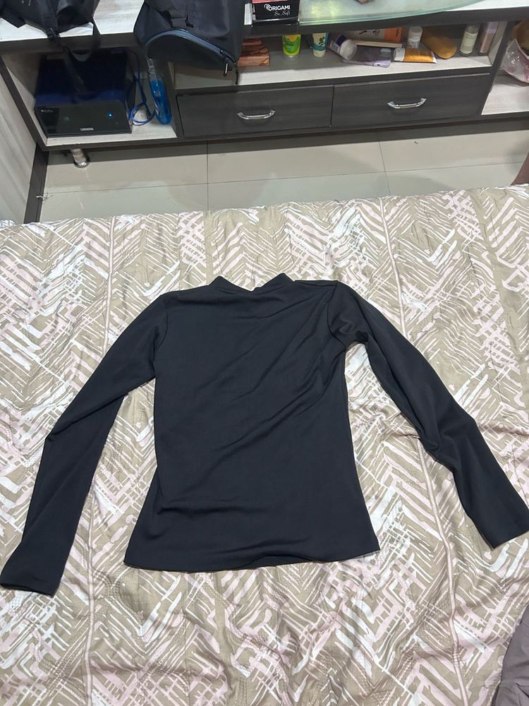Black Long Sleeve Top