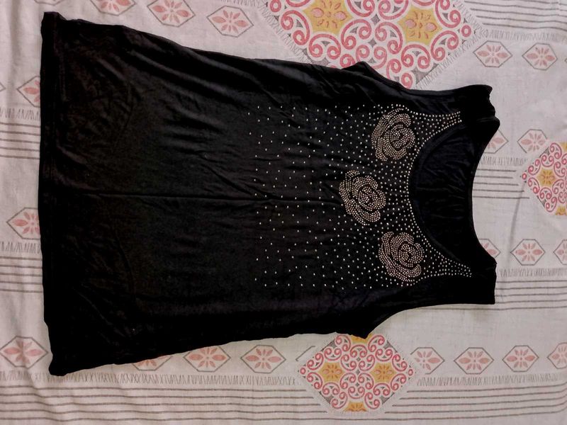 Black Sleeveless Top