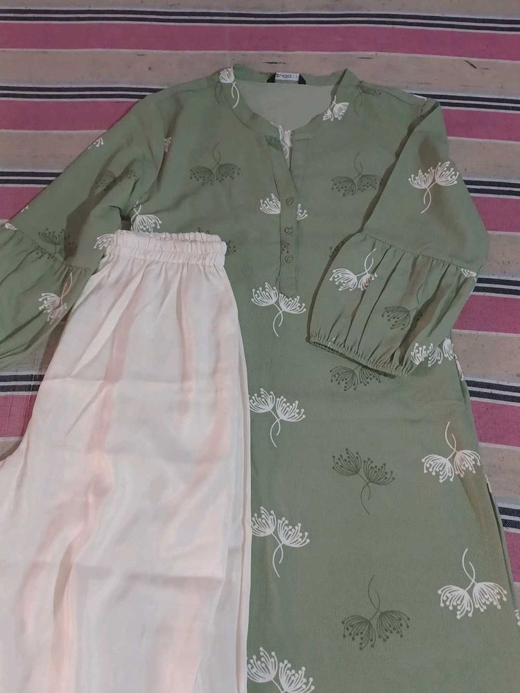 Elegant Green Kurta Set