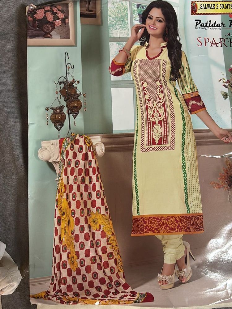 Unstitched Kurta Set
