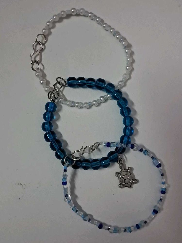 deep sea soul bracelet set 🌊🐚🐳🧿