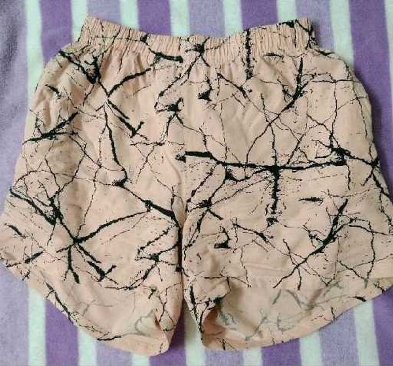 Abstract Print Shorts