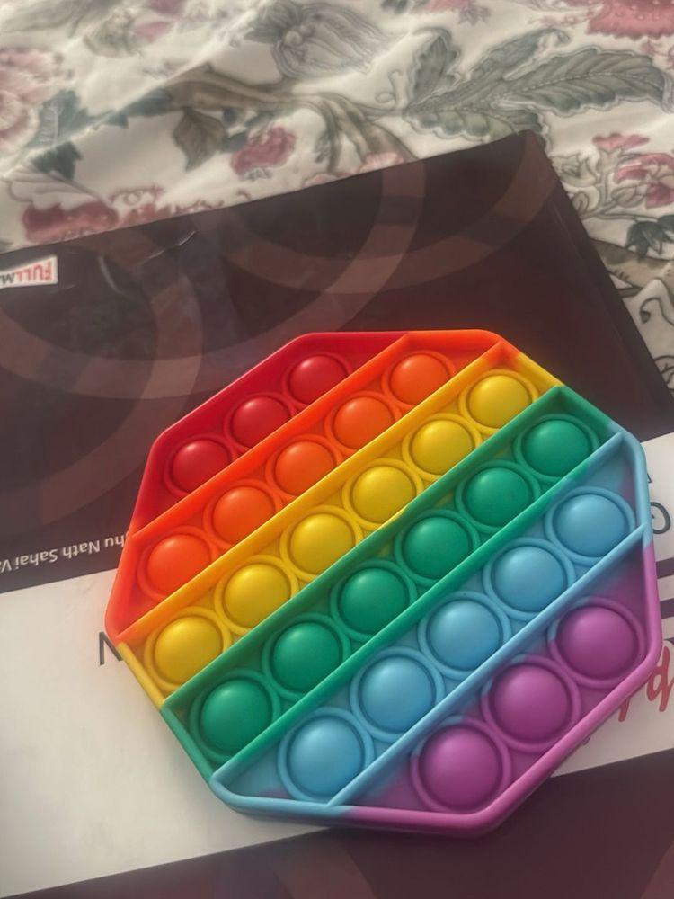 Rainbow Octagon Pop It Toy