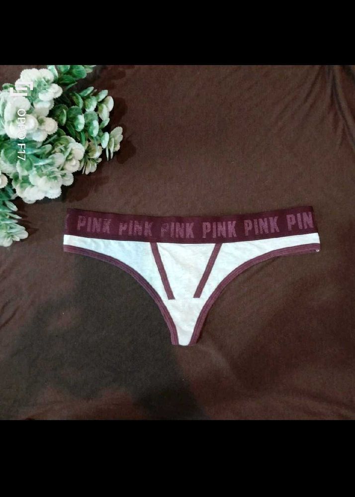 5 Pink Lingerie Thong