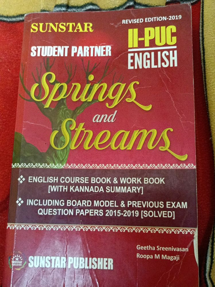 2nd Puc English Guide Springs And Streams