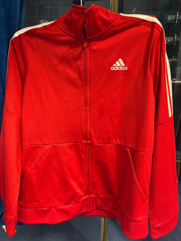 Adidas branded Red Jacket for kids (used)
