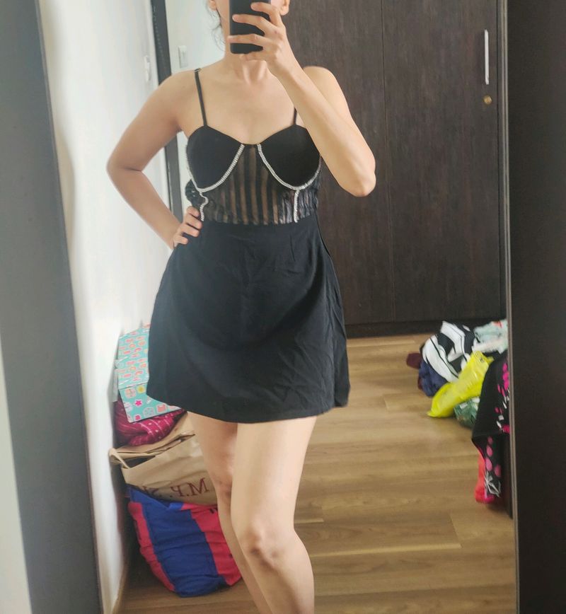 New Elegant Black Party Dress