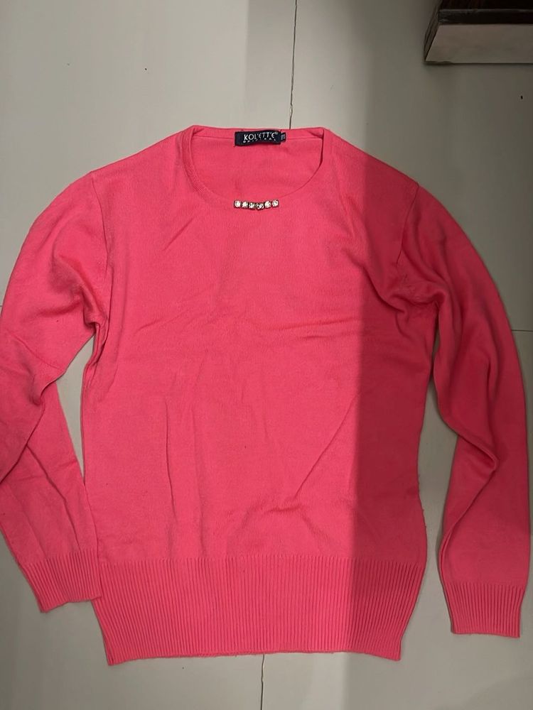 Pink Knit Sweater