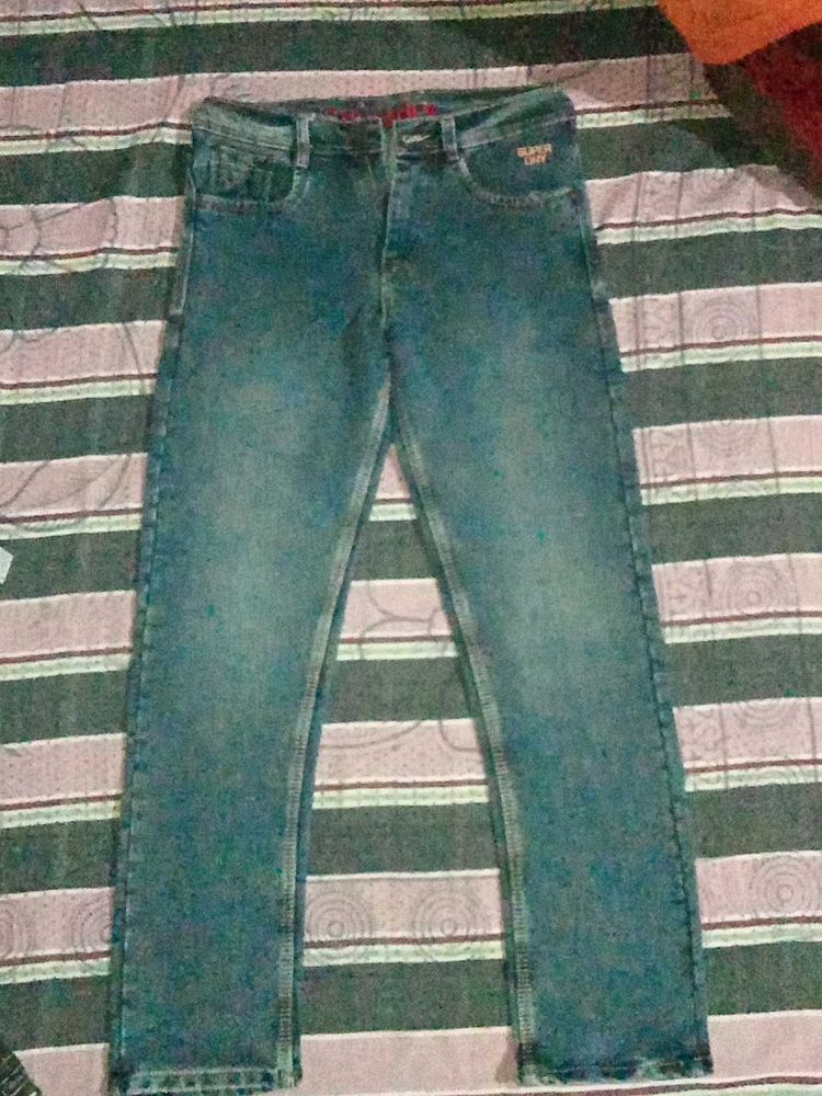 Stylish Blue superdry jeans for men 28Inches waist