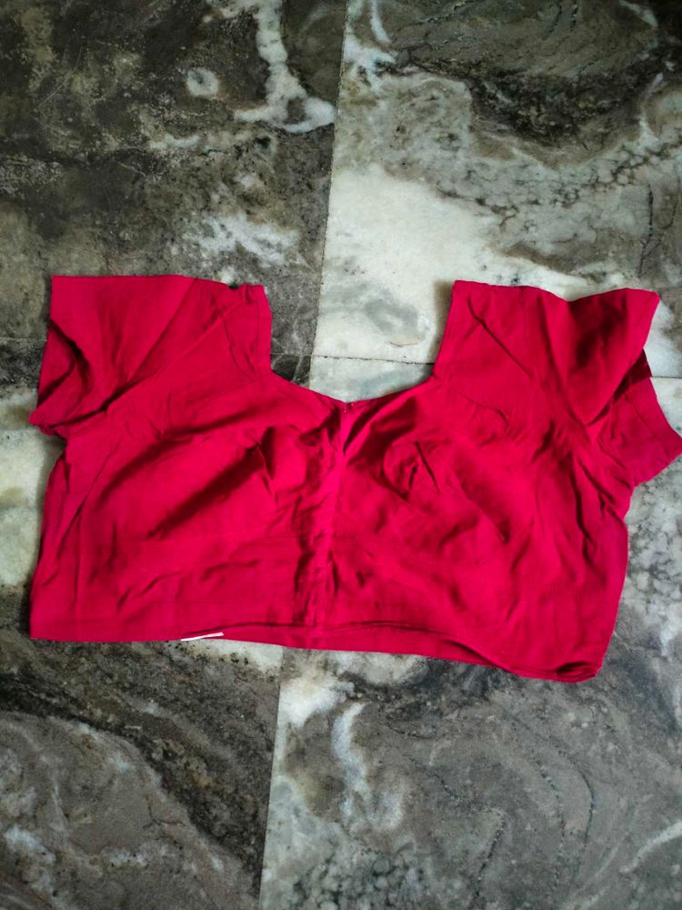 Red Saree Blouse