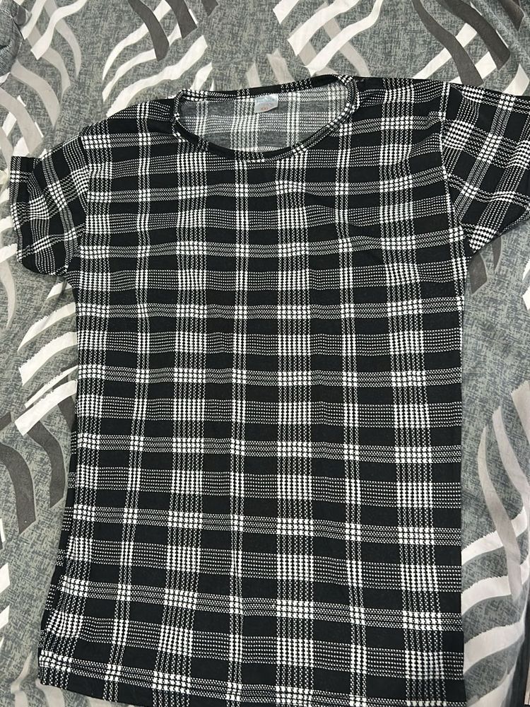 Checked T-Shirt