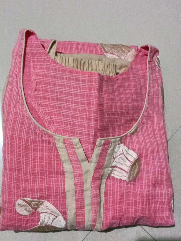 Pink Kurta Set