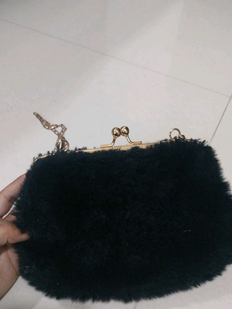 Fur Sling Bag
