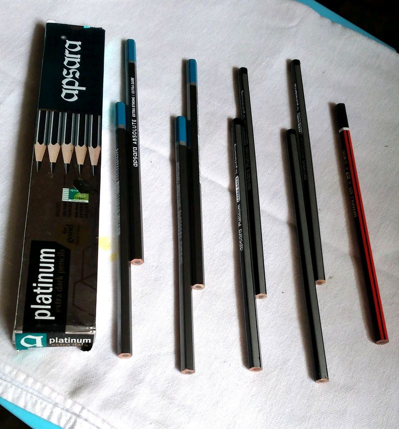 Awesome  Apsara Pencils ✏ With Sharpner