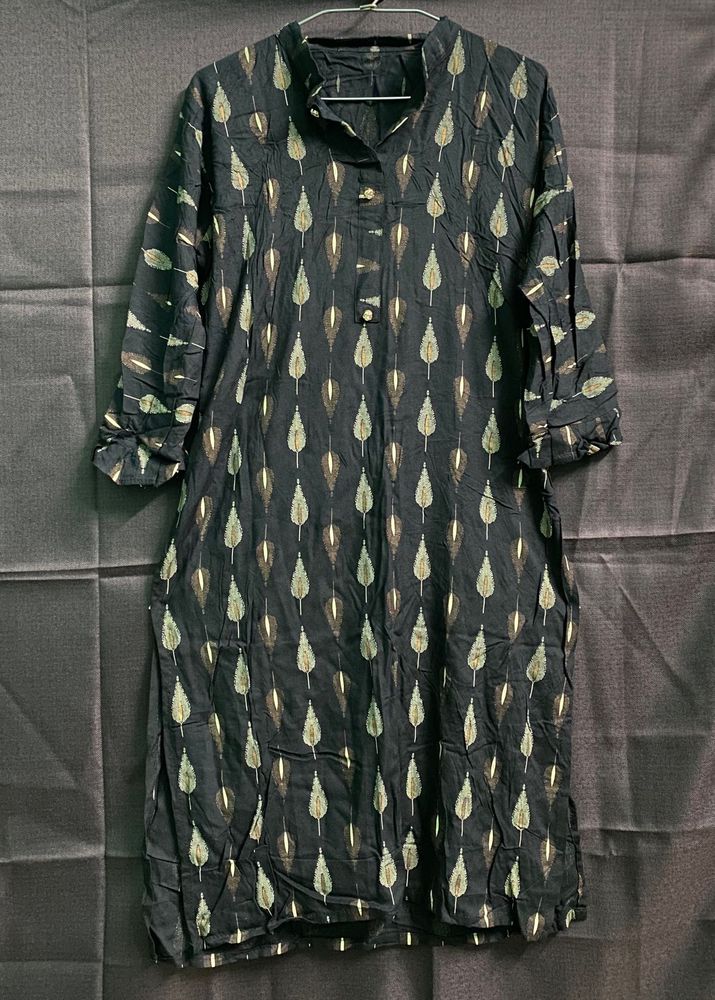 single black kurta