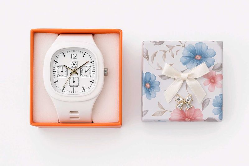 White Fashion Watch For Boys and Girls