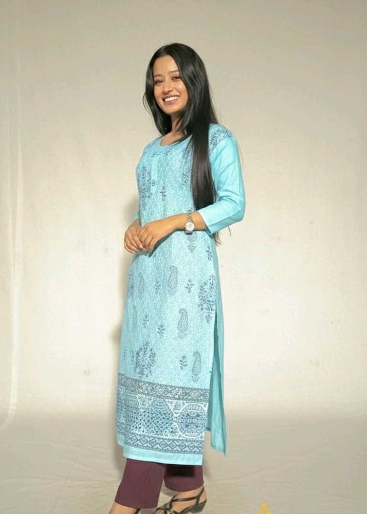 Elegant Light Blue Kurta
