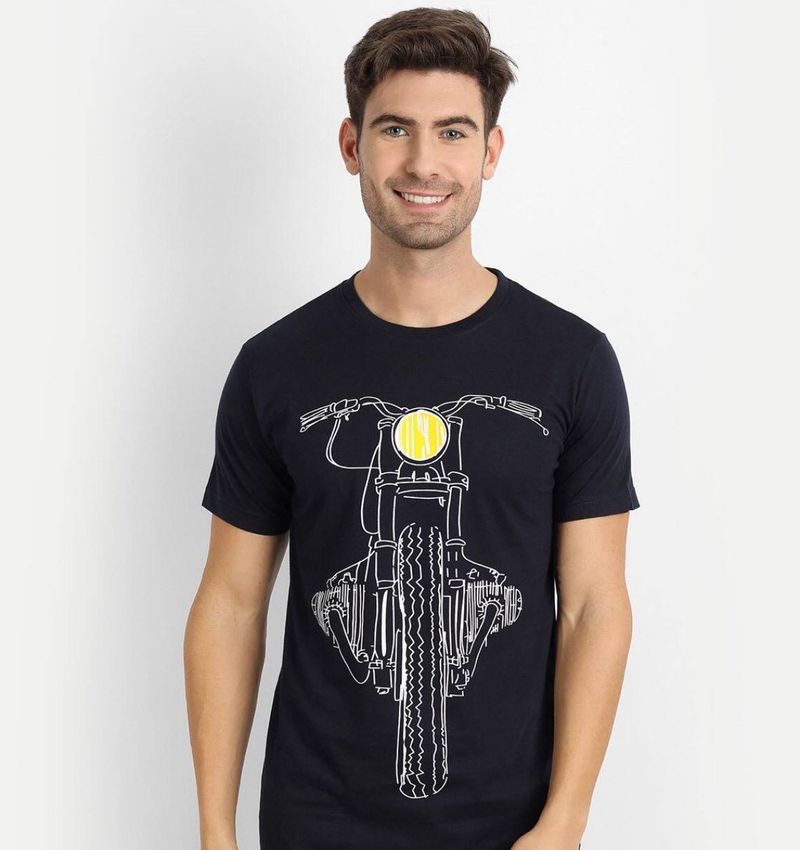 Cool Motorcycle Graphic Tee