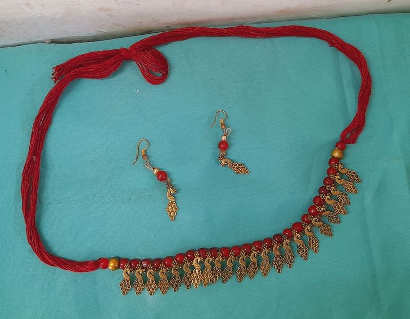 MAROON COLOUR JEWELLERY SET😍(Available 1pc Just)