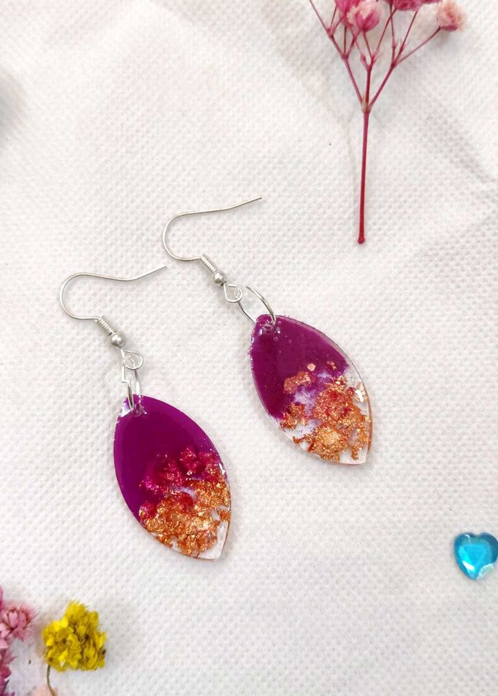 Resin Earrings 💜