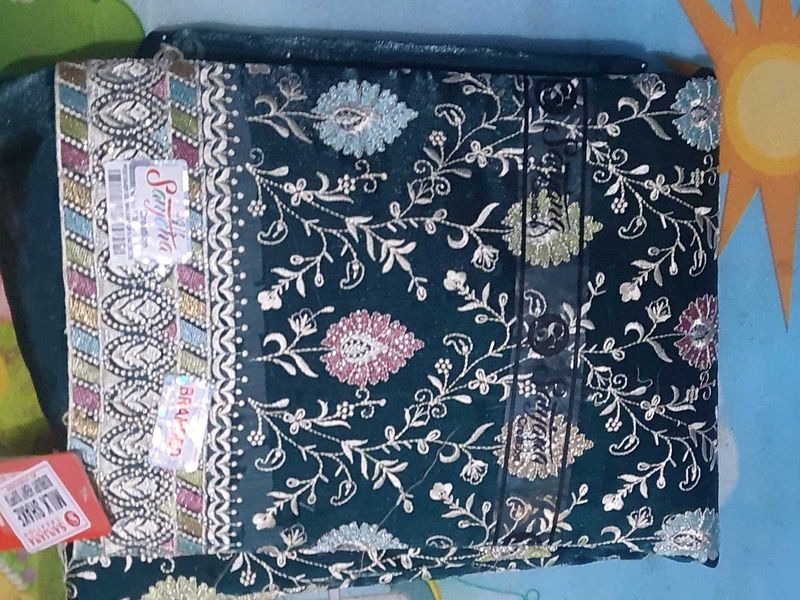 “Trending Silk Unstitched Suit | New | Elegant Fes