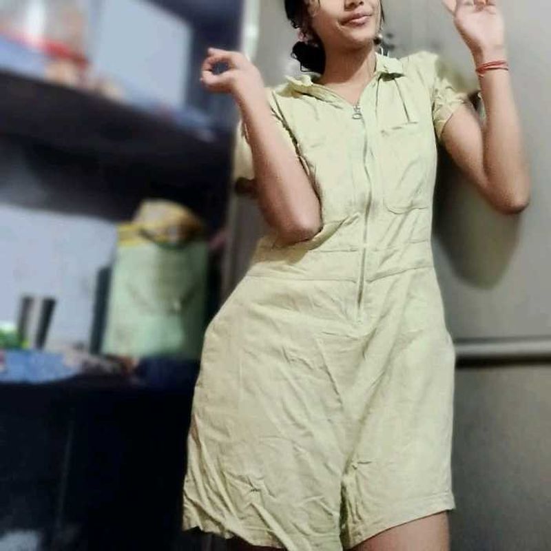 Beautiful Playsuit With Pockets