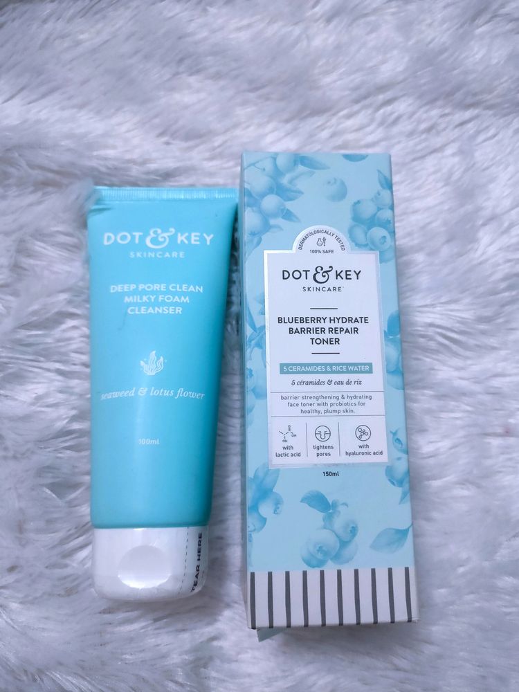 Dot And Key Facewash( cleanser ) Toner