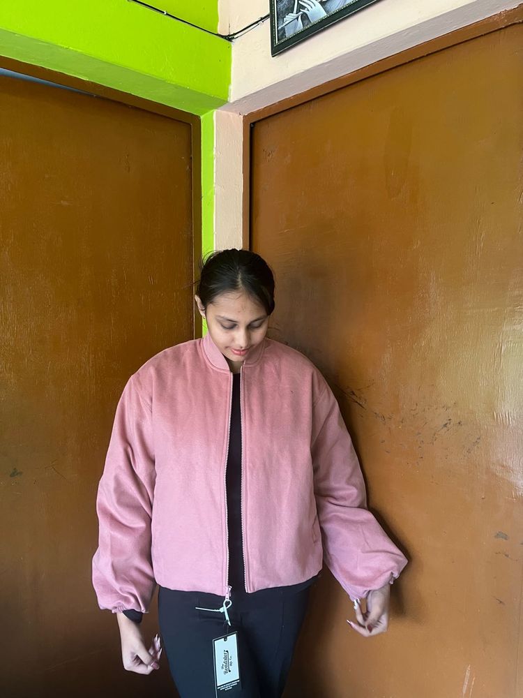 Pink Bomber Jacket