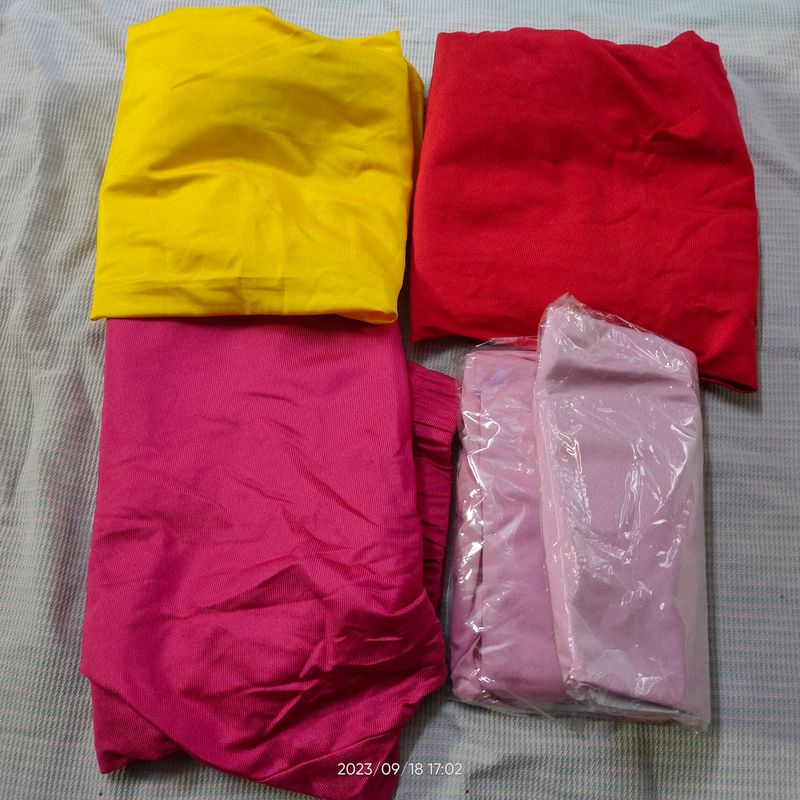 4 Pc Shimmer Leggings (New)
