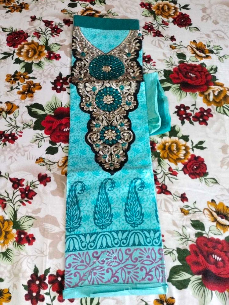 🎀Teal Embroidered Salwar Kameez🎀