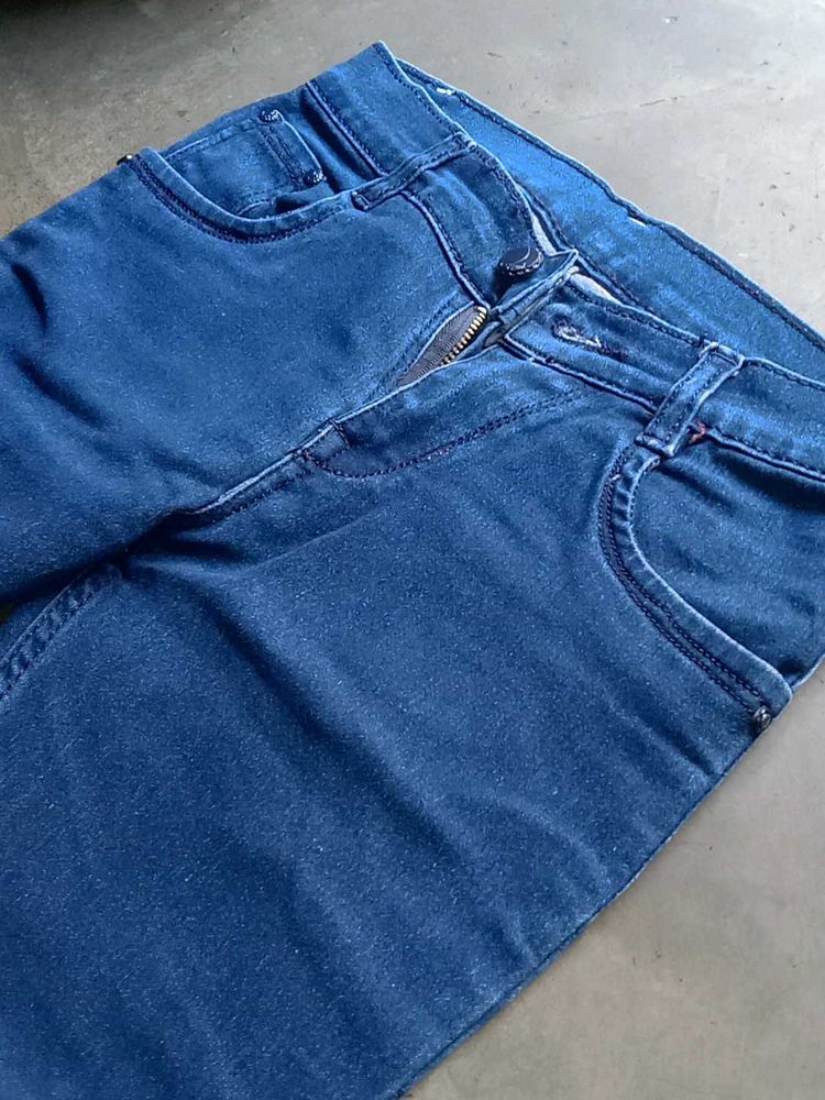Dark Blue Denim Jeans