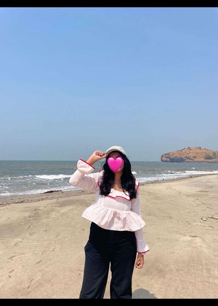 Pink Peplum Top