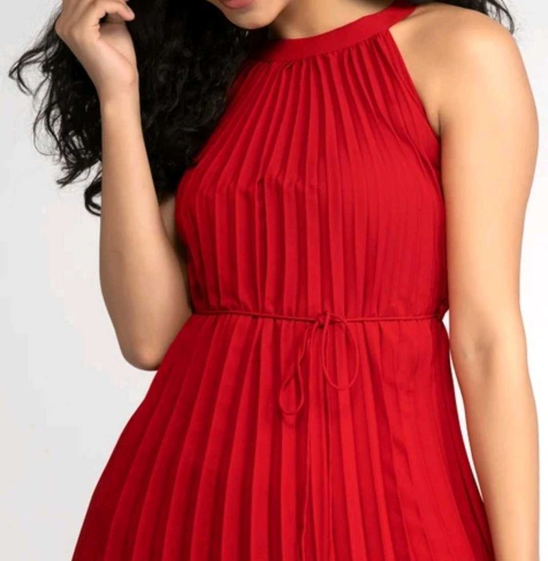 New Fit Aand Flare Knee Length Dress