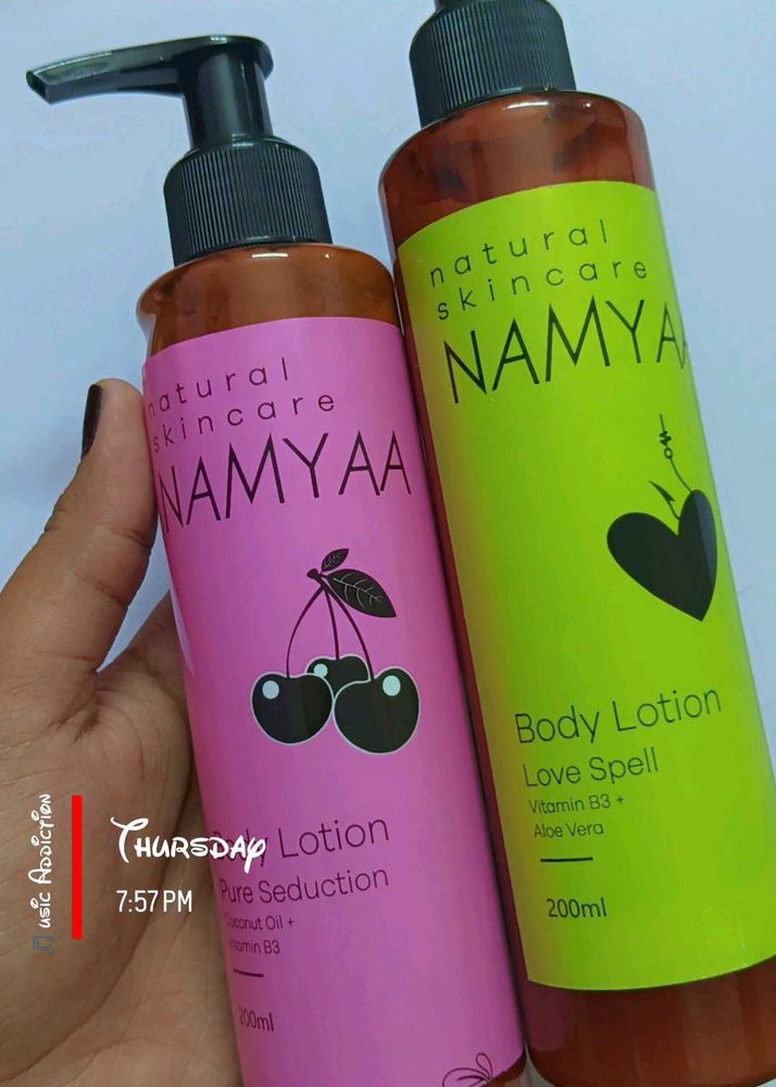 NAMYAA Body Lotions Pack Of 2, Each 200ml