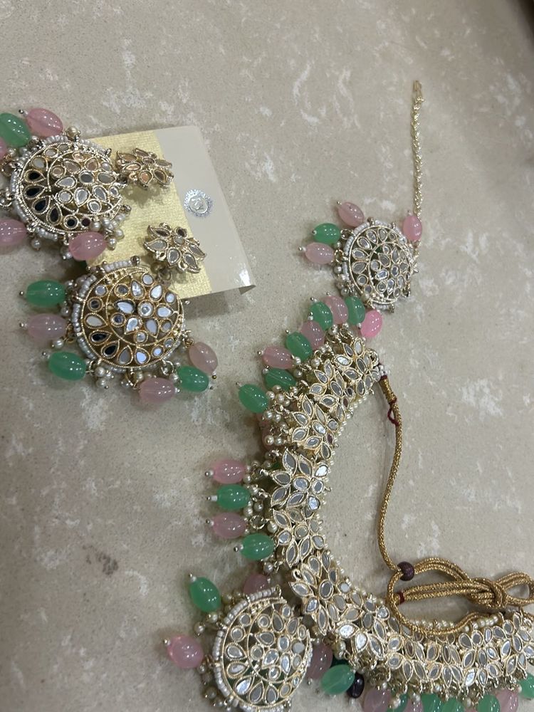 Mirror Necklace Set
