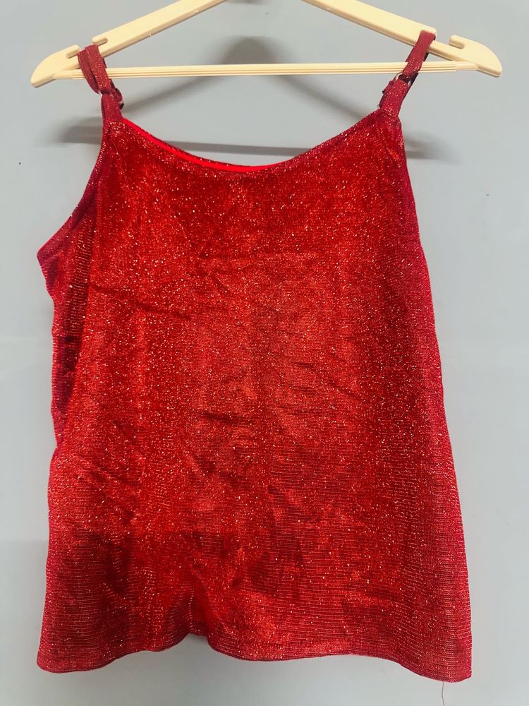 Red Sparkle Top