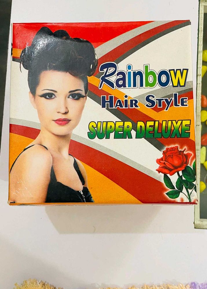 Rainbow artificial hair set