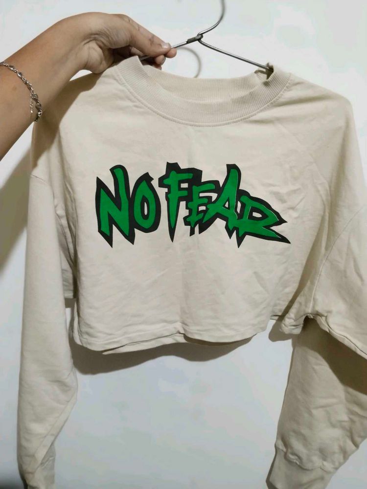 No Fear Cropped Sweatshirt