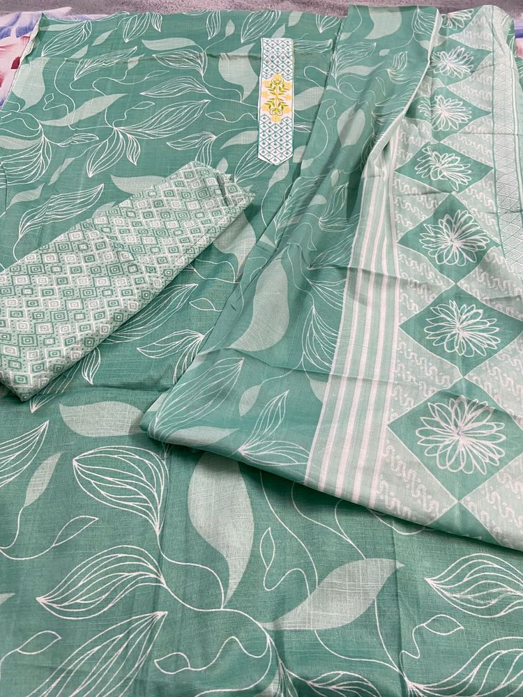 Combo Of 3 Unstitch Cotton Suit