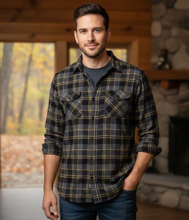 Plaid Flannel Shirt