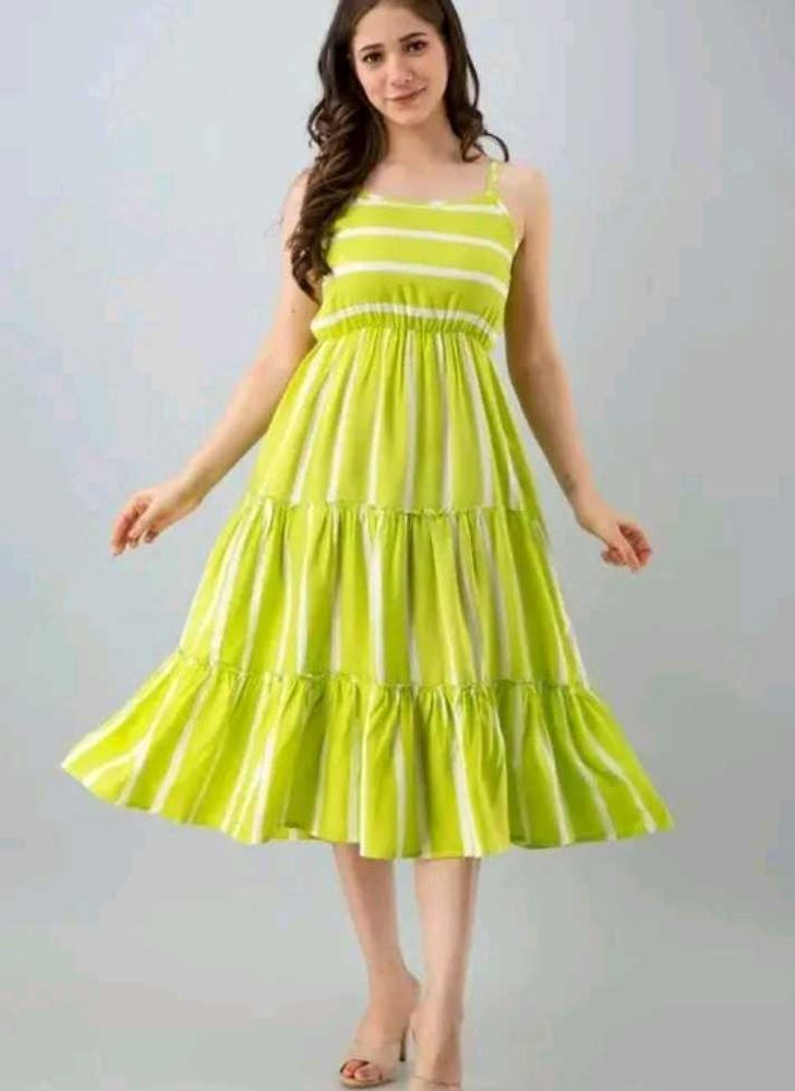Striped Tiered Sundress