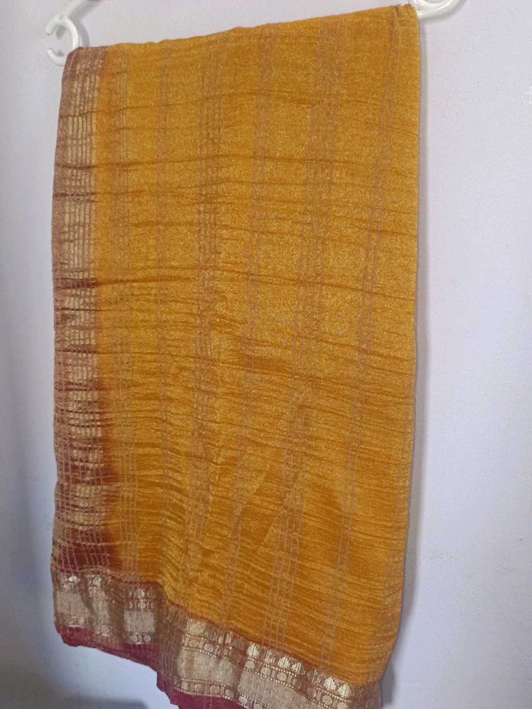 Heavy Gold Saree